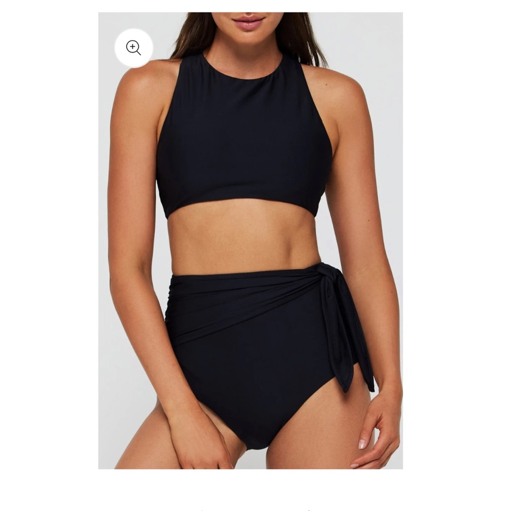 Hermoza Black high waisted bikini